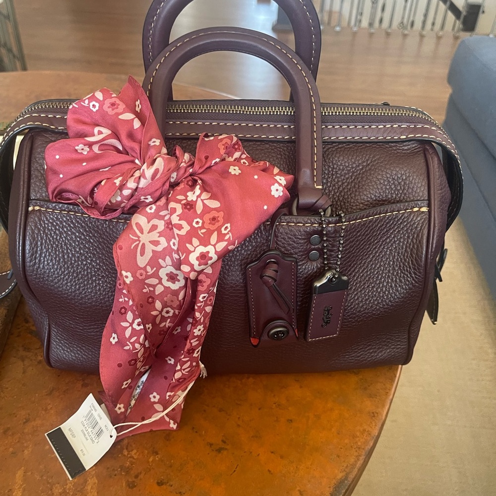 NWOT Coach 1941 Rogue Satchel in Oxblood